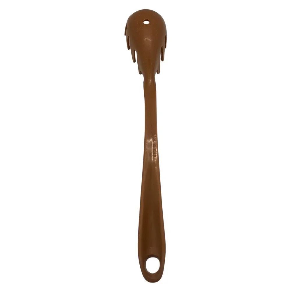 VTG Pasta Server Spaghetti Claw Spoon Utensil Brown Retro Kitchen Made‎ in USA